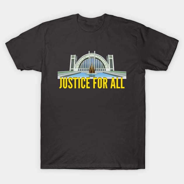 Hall of Justice Superpowers T-Shirt by That Junkman's Shirts and more!